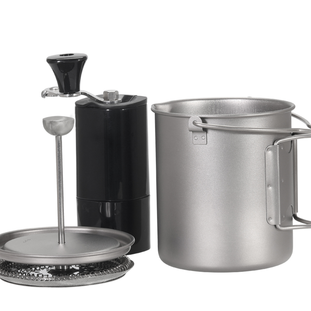 Lixada 750ml Titanium Coffee C - Camping Hiking Cooking 评论和价格