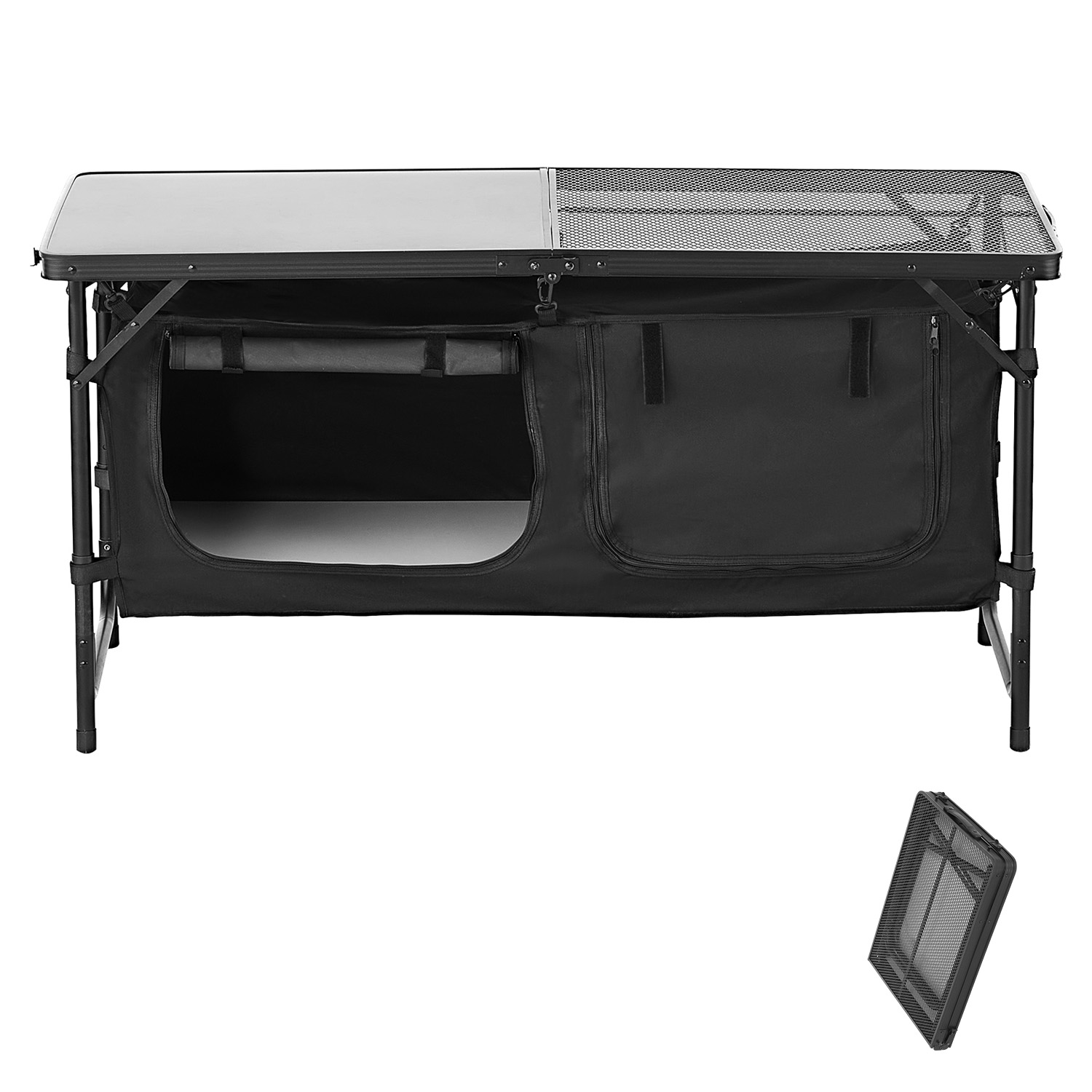 SucceBuy Camping Kitchen Table - Camping Cooking Organizer 评论和价格