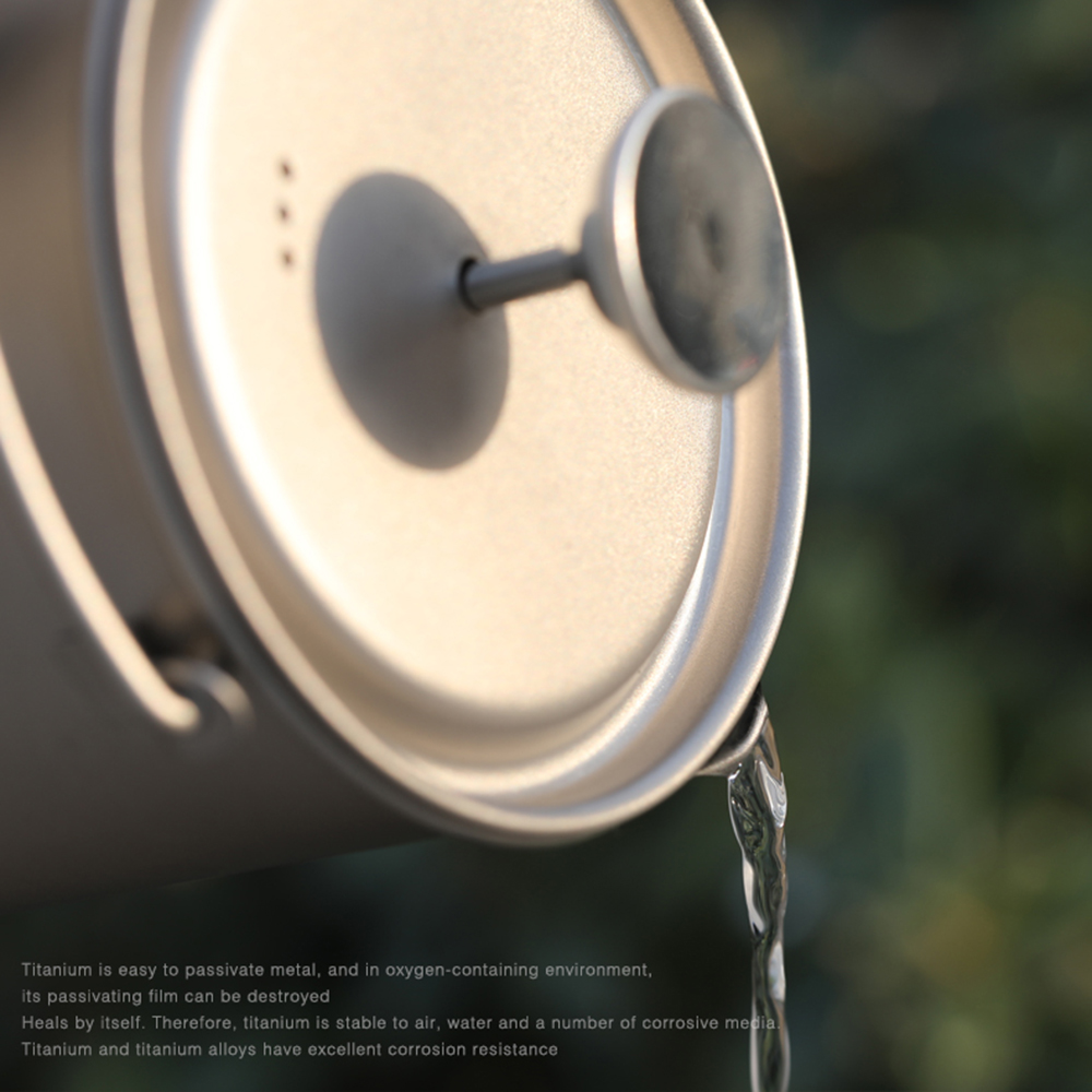 Lixada 750ml Titanium Coffee C - Camping Hiking Cooking 评论和价格