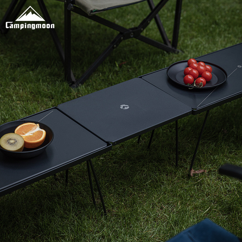 CAMPINGMOON T-229-9BK-2P two-p - Camping Cooking Table 评论和价格
